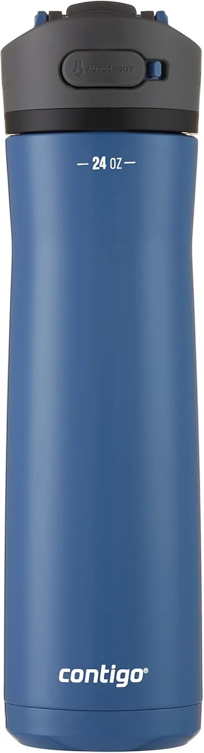 Contigo Ashland 2.0 Water Bottle with AUTOSPOUT Lid 24oz. Blue Corn
