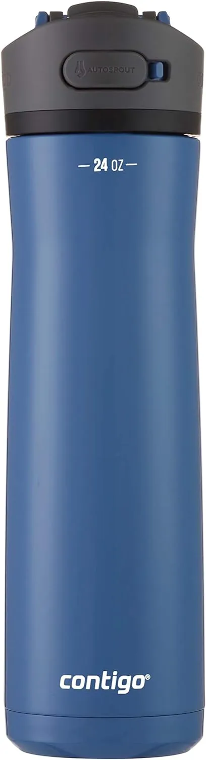 Contigo Ashland 2.0 Water Bottle with AUTOSPOUT Lid 24oz. Blue Corn