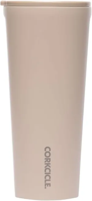 Corkcicle Classic Triple Insulated Coffee Mug with Lid, Desert, 24 oz – Stainless Steel Travel Tumbler Keeps Beverages Cold 9 hrs, Hot 3hrs – Cupholder Friendly Travel Coffee Tumbler