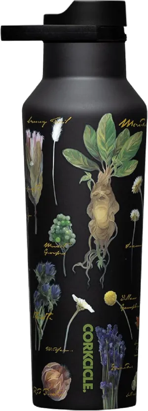 Corkcicle x Warner Brothers Harry Potter Herbology Sport Canteen Insulated Tumbler, 20 oz – Reusable Water Bottle - Cold for 25 Hours & Hot 12 Hours – Cupholder Friendly Tumbler with Screw-On Cap