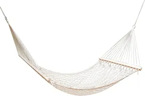 Cotton Hammock, Portable 78×47 Hanging Bed Ideal for Outdoor Camping, Garden, Porch and Indoor Porch Backyard
