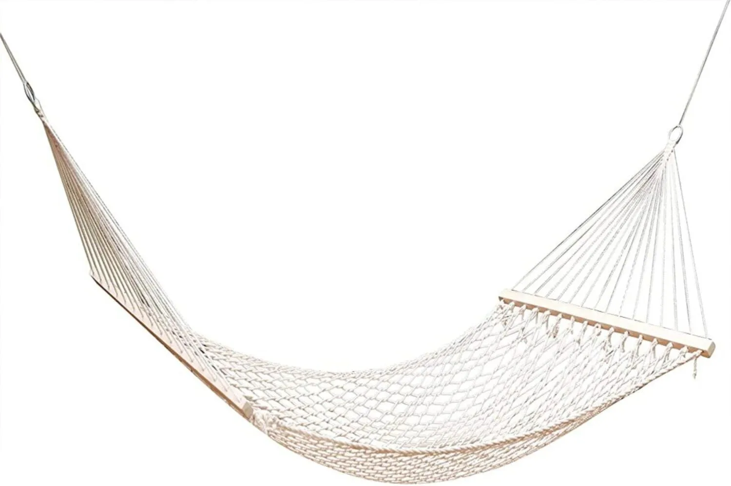 Cotton Hammock, Portable 78×47 Hanging Bed Ideal for Outdoor Camping, Garden, Porch and Indoor Porch Backyard