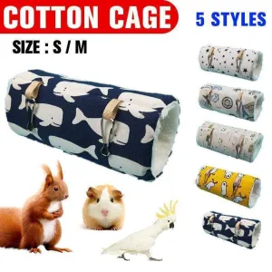 Cozy Canvas Hamster Tubes Tunnel Hammock For Small Pets
