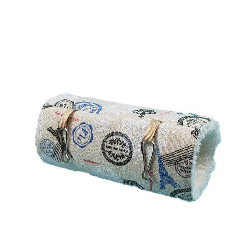 Cozy Canvas Hamster Tubes Tunnel Hammock For Small Pets