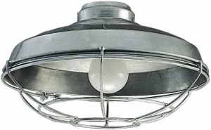 Craftmade Lighting LK984GV One Light Outdoor Wire Cage Ceiling Fan Kit, Galvanized Finish