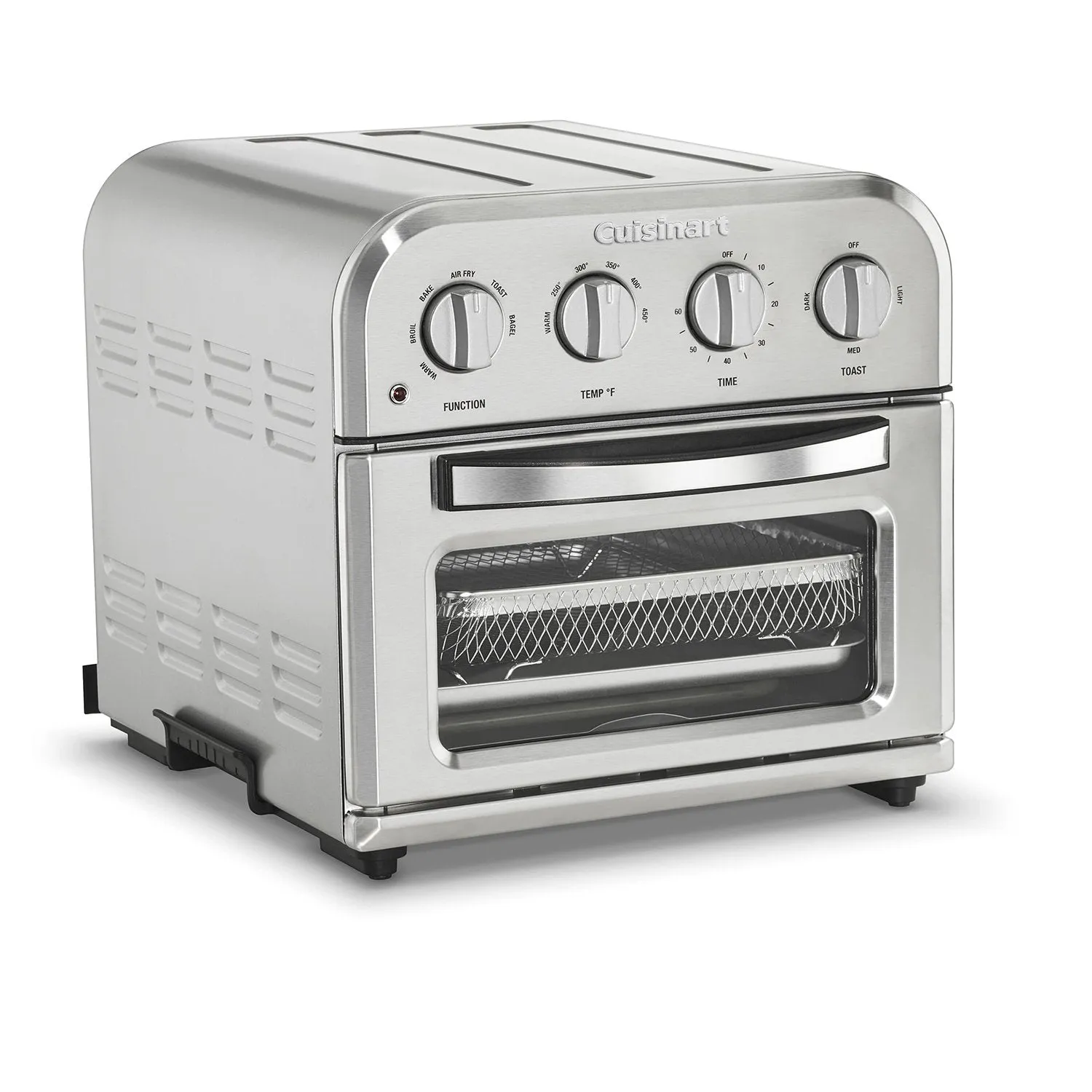 Cuisinart TOA-28FR Compact Convection Toaster Oven Airfryer, Stainless Steel, Refurbished