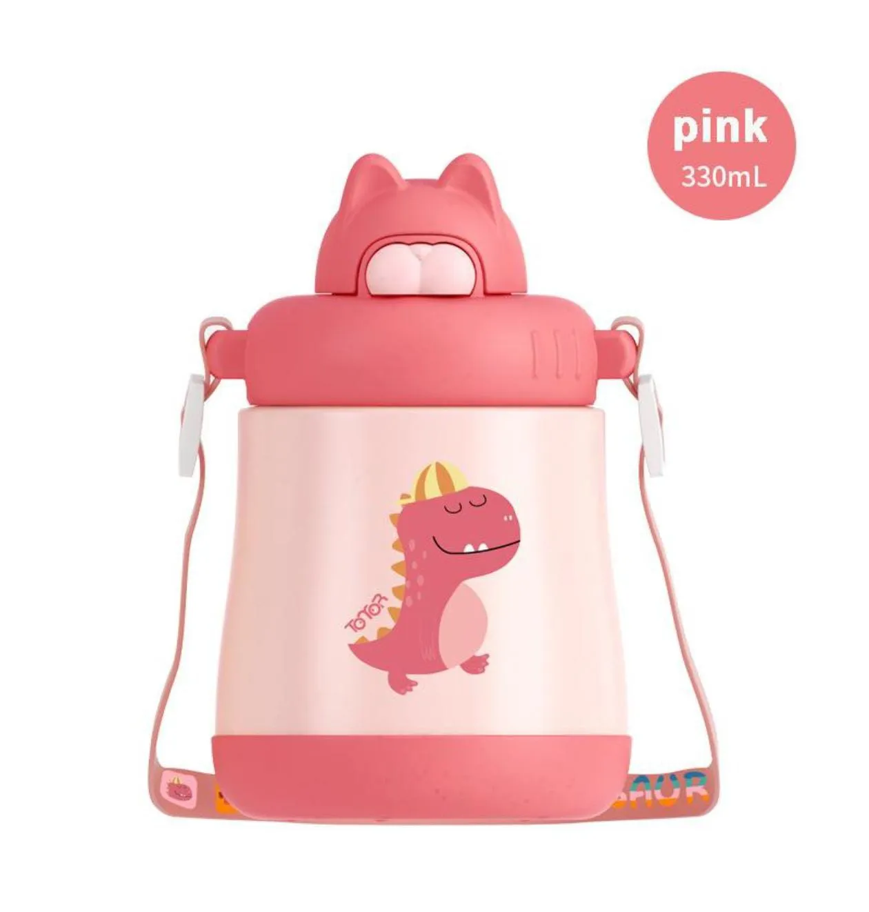 Dino Insulated Bottles for Toddlers (350 ml)
