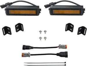 Diode Dynamics SS6 LED Fog Light Kit compatible with Toyota Tundra 2022-2025, Amber