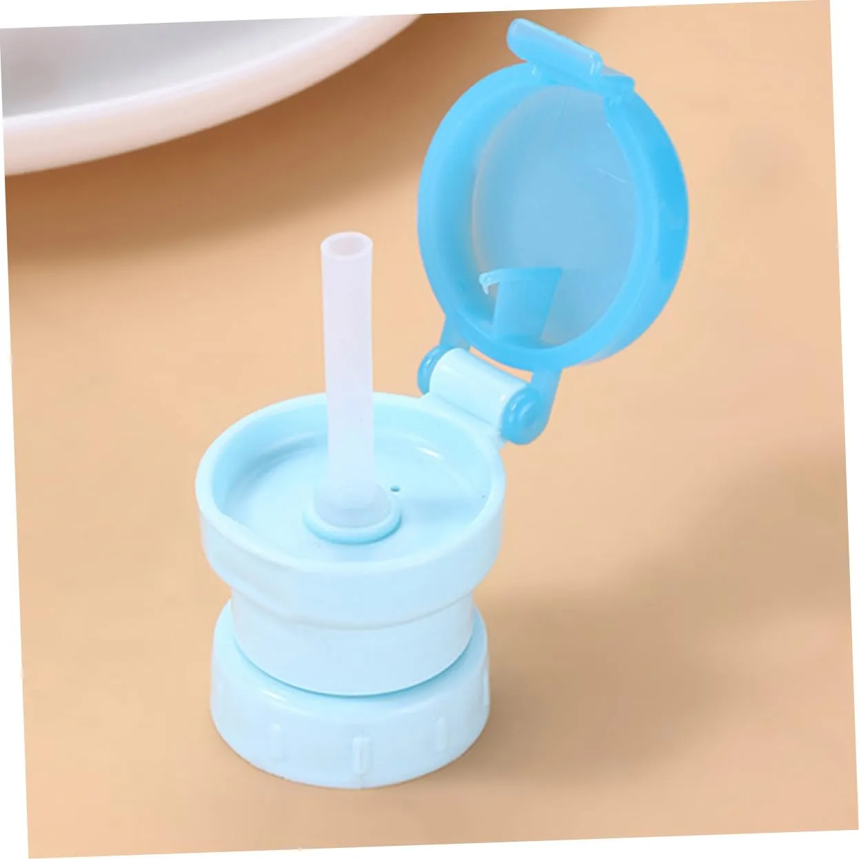 DOITOOL 4pcs Kids Insulated Water Bottle Adapter Straw Cap Toddlers Bottle Topper