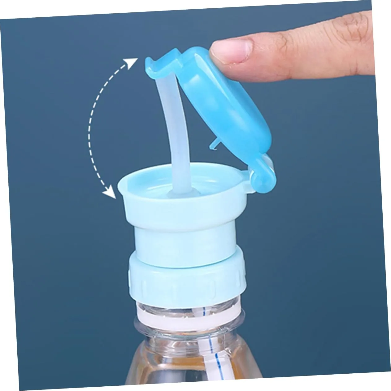 DOITOOL 4pcs Kids Insulated Water Bottle Adapter Straw Cap Toddlers Bottle Topper
