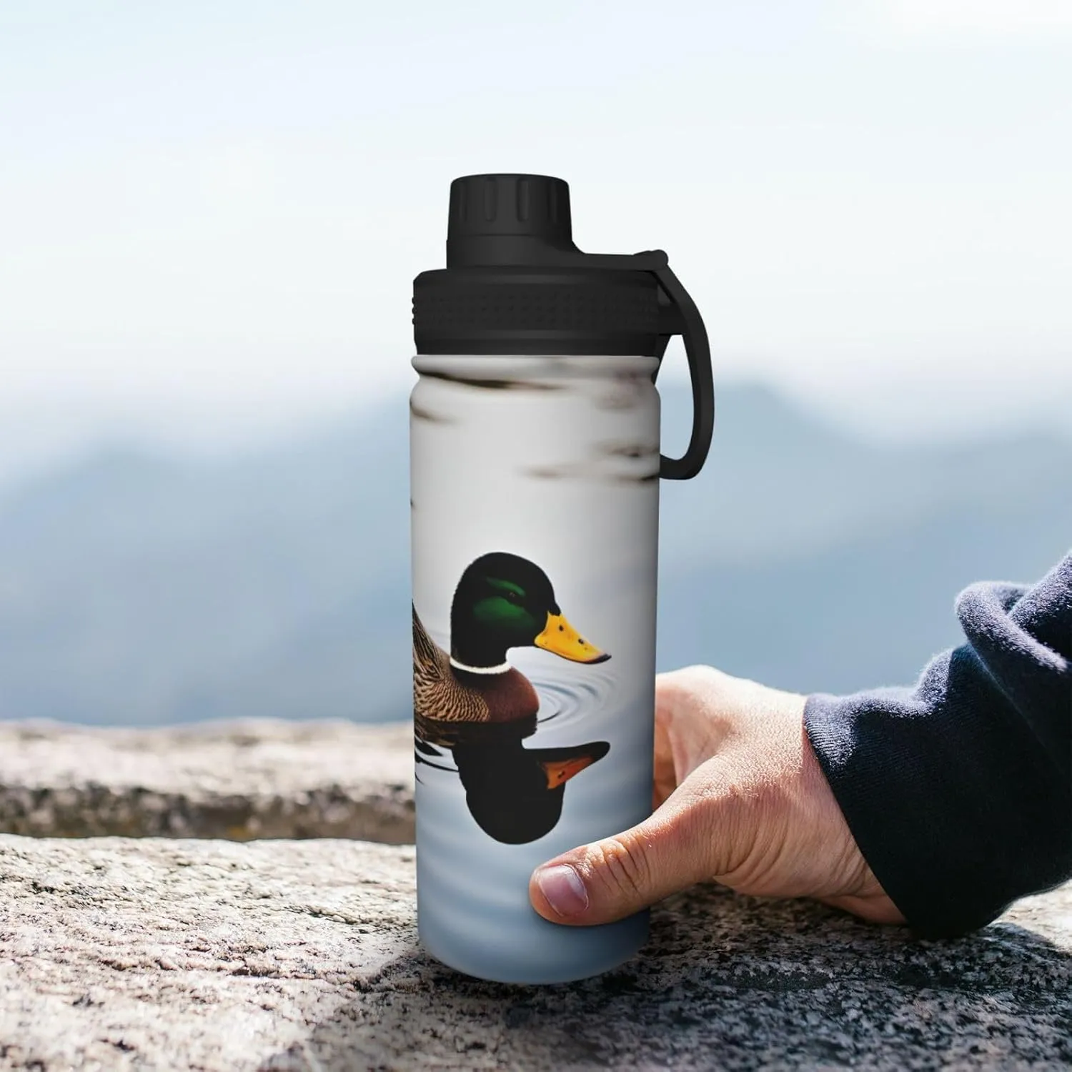 Domestic Duck 18oz Sports Insulated Bottle For Outdoor Activities,Your Ideal Companion Staying Hydrated