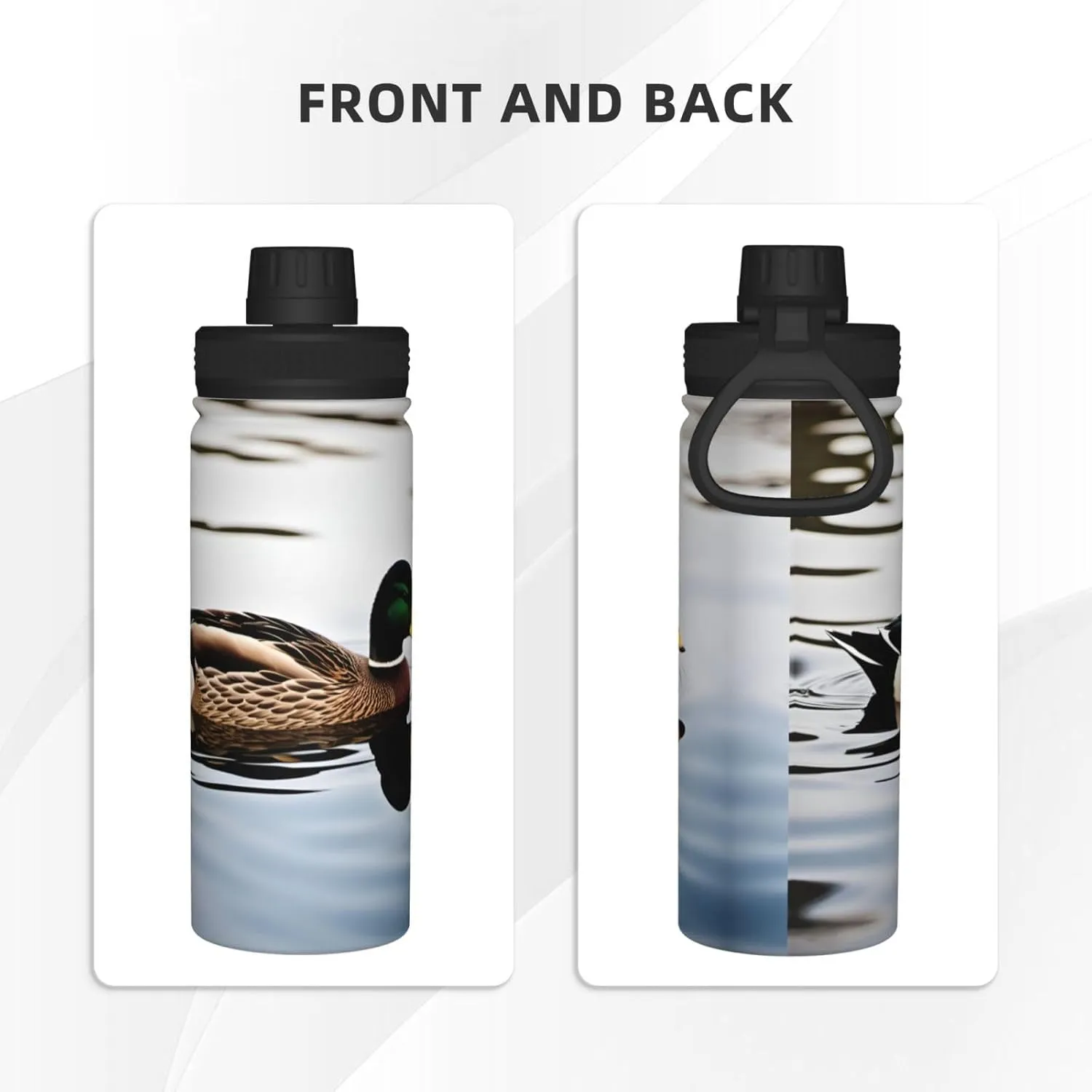 Domestic Duck 18oz Sports Insulated Bottle For Outdoor Activities,Your Ideal Companion Staying Hydrated