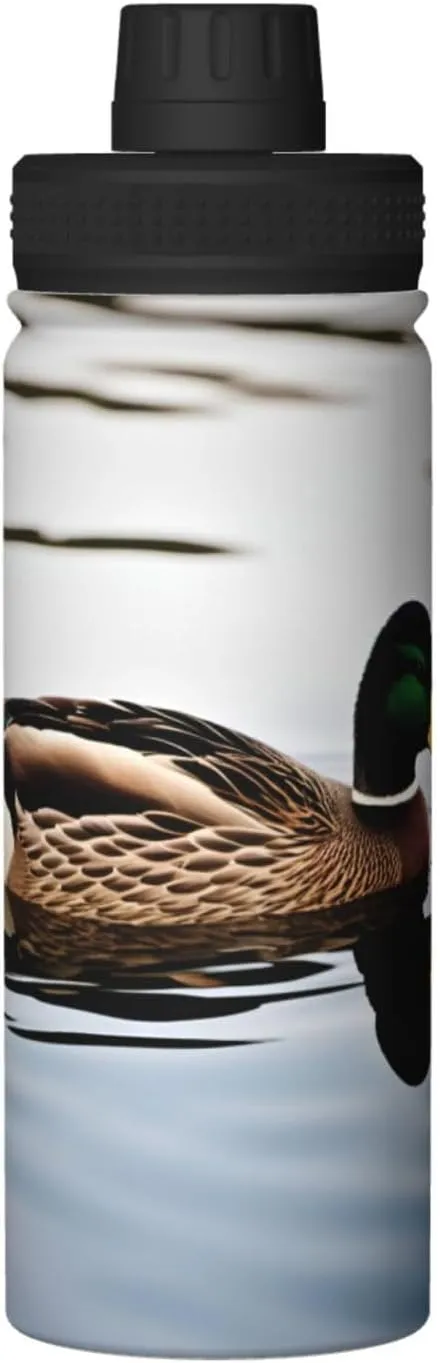 Domestic Duck 18oz Sports Insulated Bottle For Outdoor Activities,Your Ideal Companion Staying Hydrated