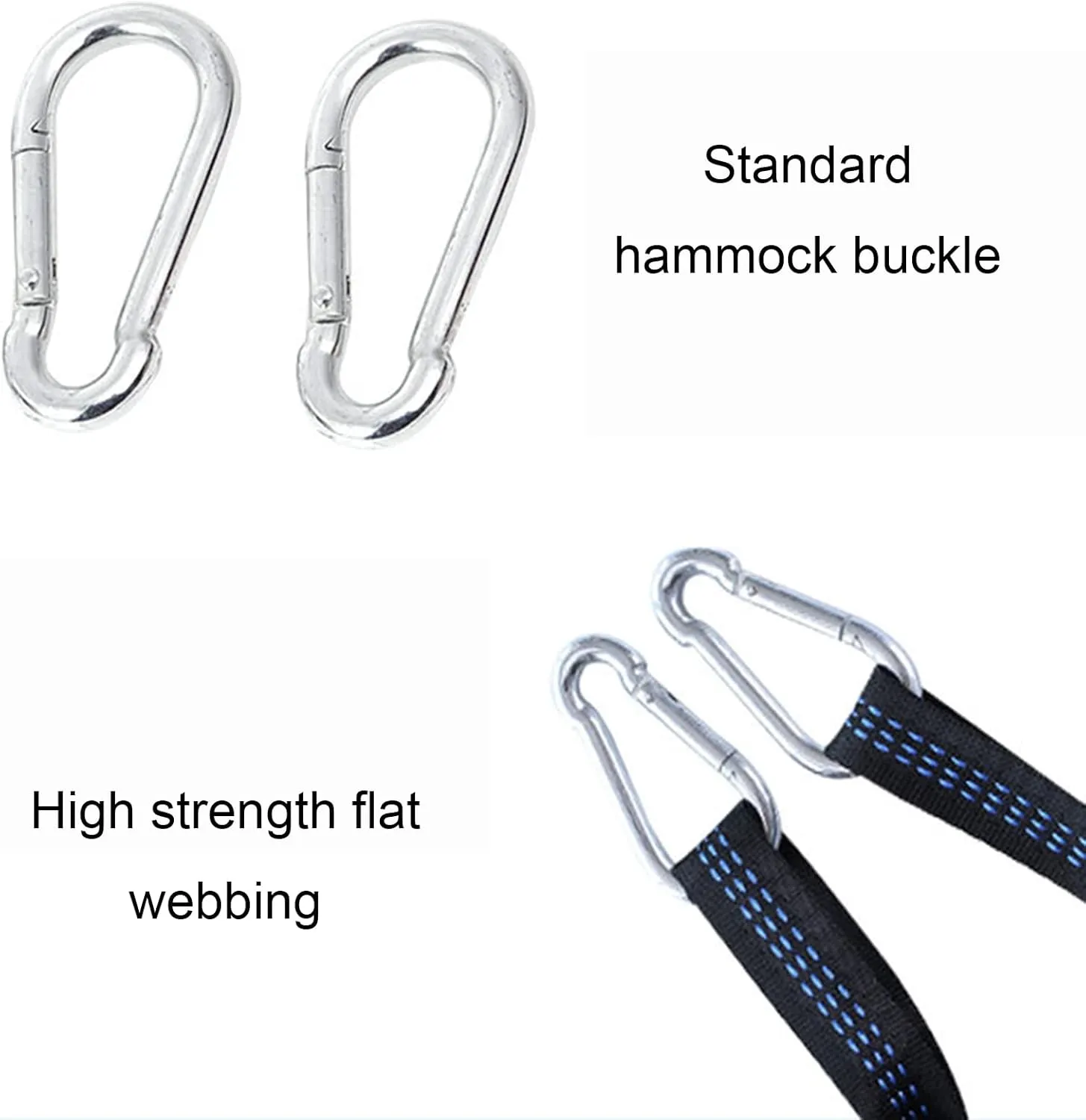 Double Camping Hammock, Lightweight Nylon Parachute Hammocks with 2 Tree Straps, Hammock for Camping Double Hammocks Gear for The Outdoors Travel (Green)