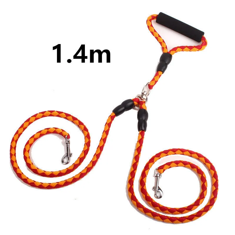 Double-Ended Traction Rope For Walking The Dog Supplies Dog Collar