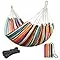 Double Hammock with Hanging Ropes, Portable Cotton Hammock- XL