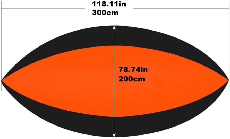 Double Hammock,mosquito Net Camping,Comfortable and Breathable, Easy to Carry, Made of Nylon, 118 Inches Long, Multi-scenario Hammock for Camping and Gardening(Blue,300X200CM)
