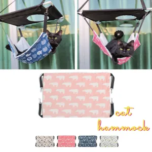 Double Hanging Hammock Cat Bed