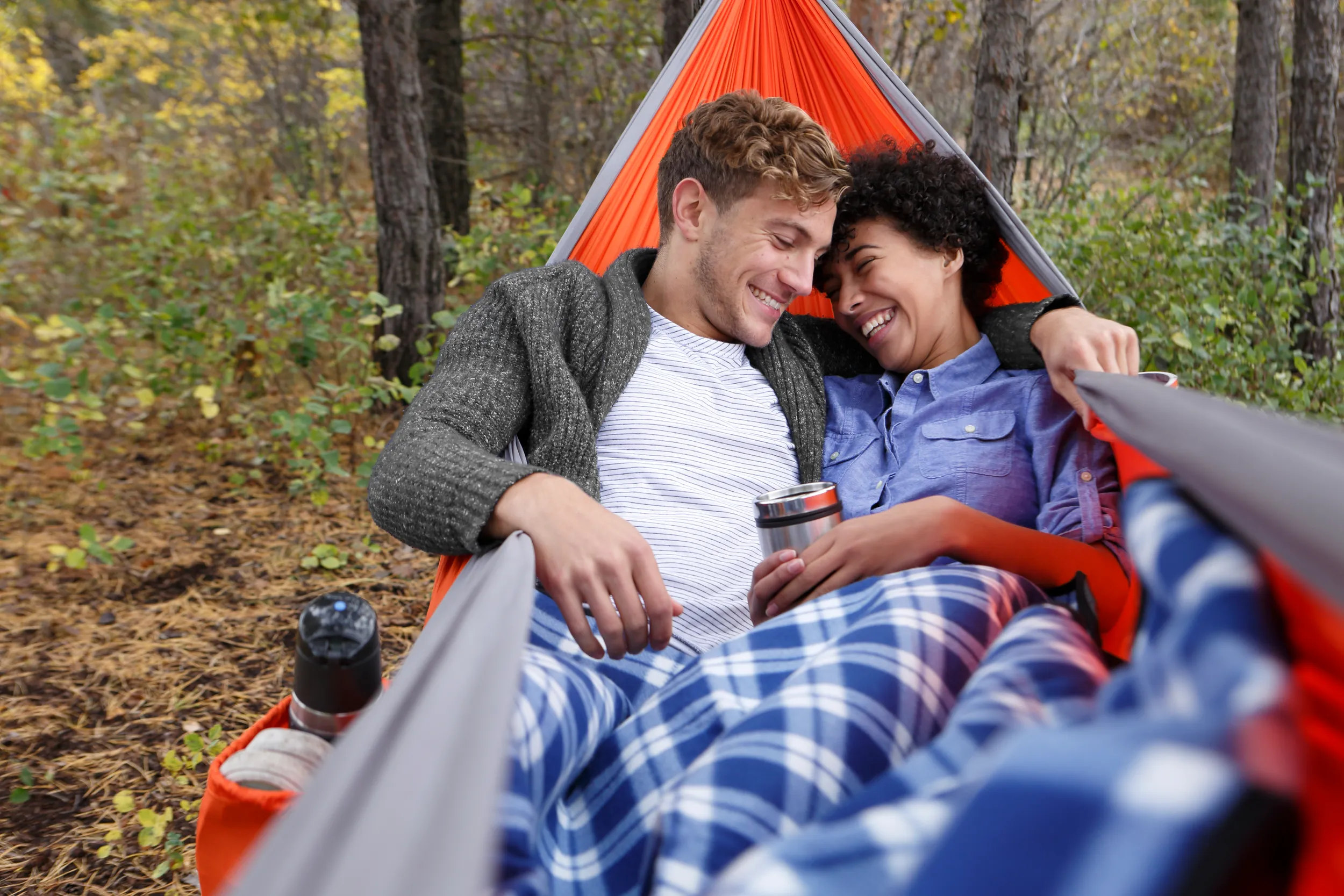 Double Parachute Hammock - Orange