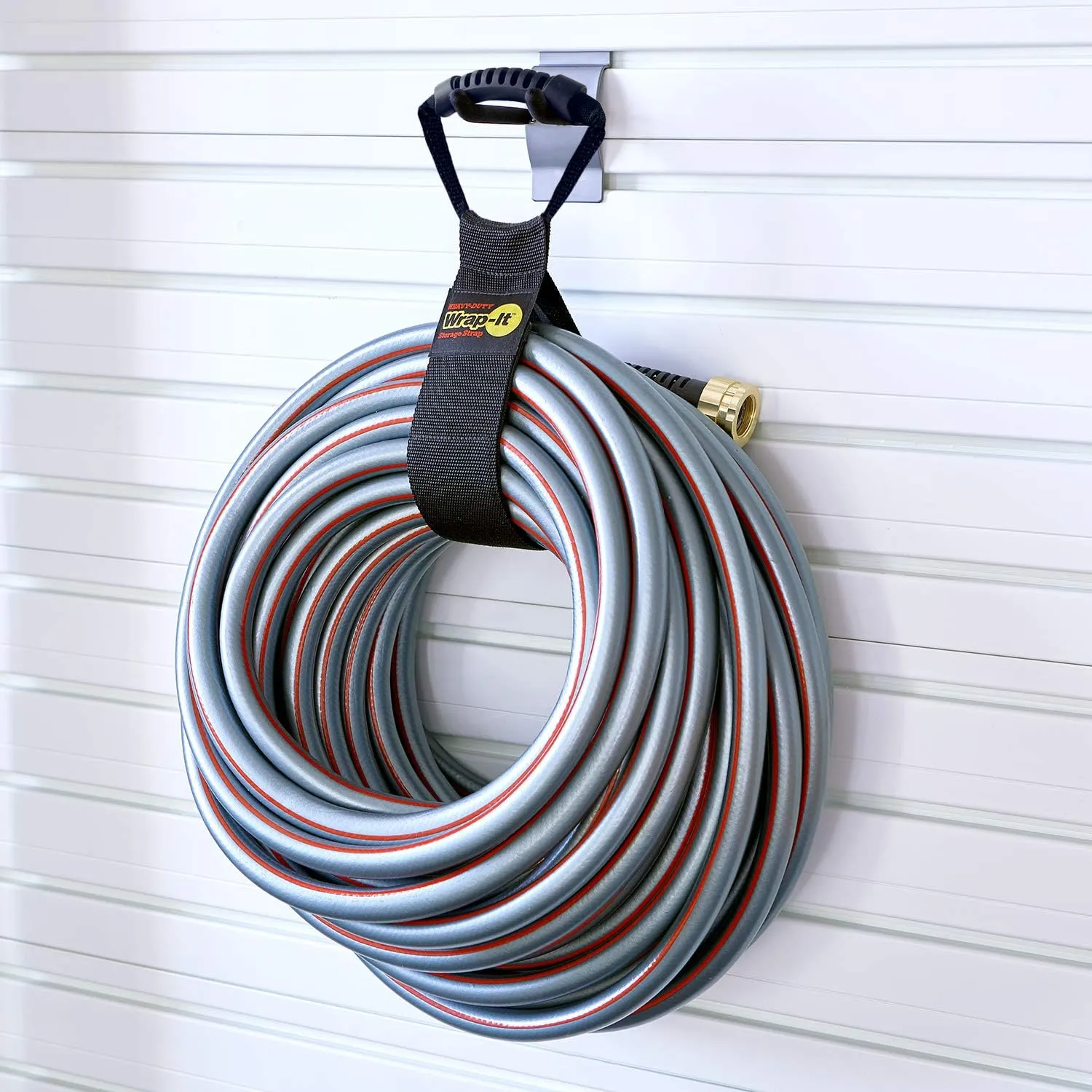 Easy-Carry Wrap-It Storage Straps - 28” (2-Pack) – Heavy-Duty Hook and Loop Extension Cord Carrying Strap, Hanger, Keeper, Organizer with Handle for Pool, Boat, RV, Garden Hoses, Cords, and Cables