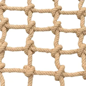 EkiDaz HXRW Rope Net Climbing Net for Kids Stairway Safety Net Truck Trailer Heavy Duty Cargo Net Outdoor Rope Net Playground Sets for Backyards (Size : 2 * 5m(6.6 * 15.15ft))