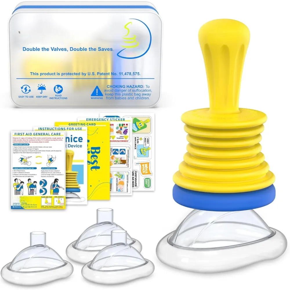 Eligibl Superior Includes HSA/FSA Choke Kit Travel Essential for & – All Rescue Reliever, Safety Portable Home Reliable delivery Ages,