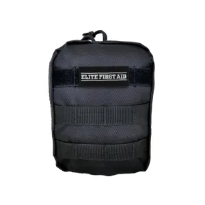 Elite First Aid Tactical Survival Kit, MOLLE-Compatible Tactical First Aid Kit for Home, Car, Camping, Sports, and More (91630)