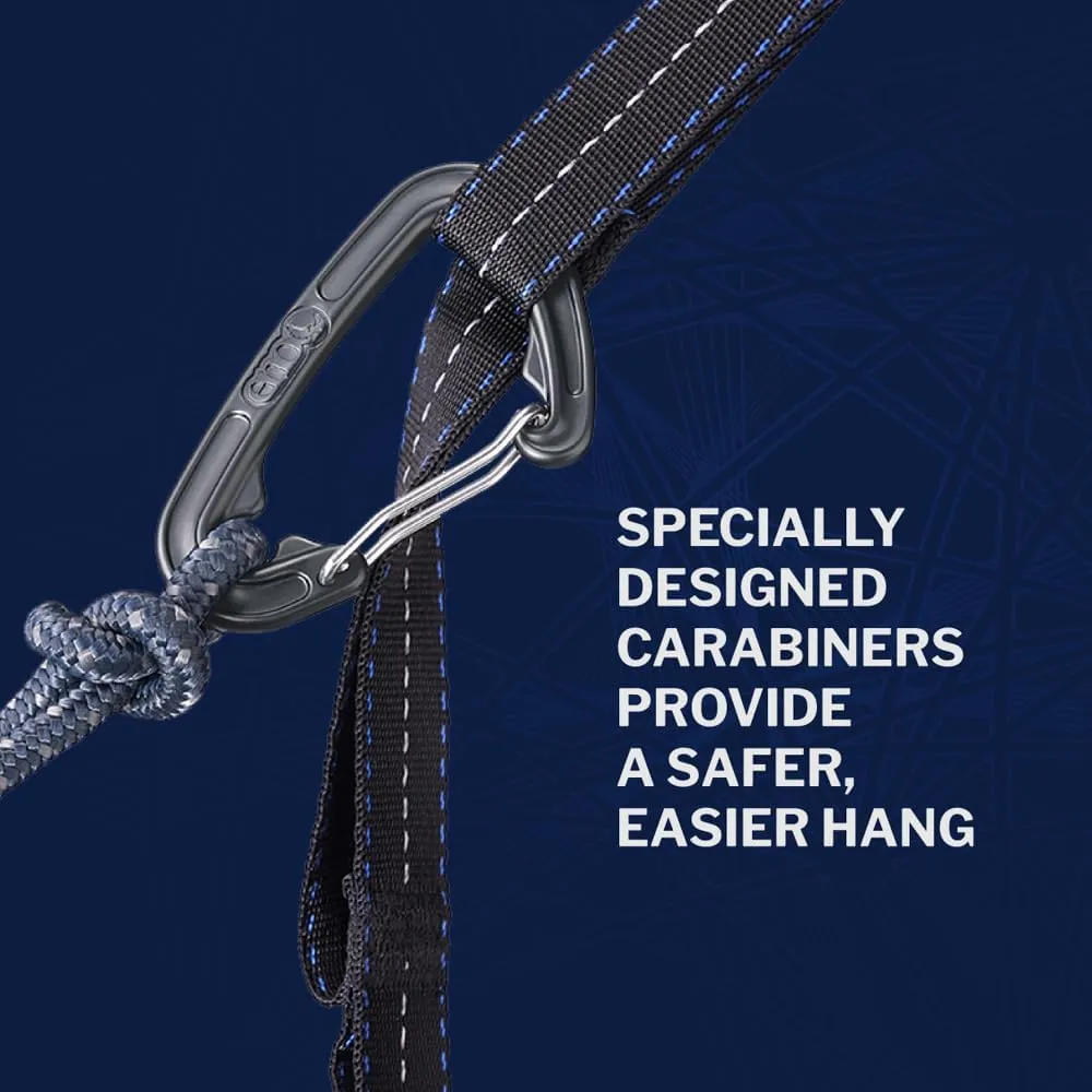 ENO DoubleNest Hammock - Lightweight, Portable, 1 to 2 Person Hammock - for Camping, Hiking, Backpacking, Travel, a Festival, or The Beach - Canyon/Coral