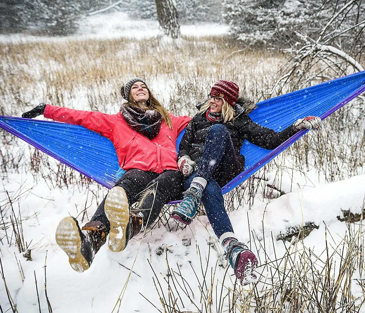 ENO DoubleNest Hammock - Lightweight, Portable, 1 to 2 Person Hammock - for Camping, Hiking, Backpacking, Travel, a Festival, or The Beach - Charcoal/Black