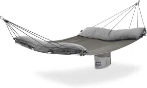 ENO SuperNest SL Hammock - 1 to 2 Person Backyard Hammock - Outdoor Patio Furniture for Backyard, Lawn, or Balcony - Pebble Grey
