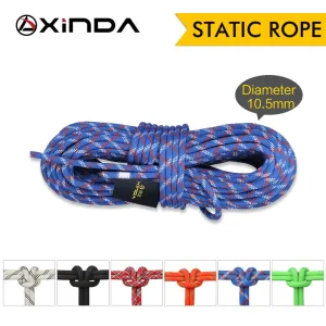 Equipment Safety Rope Climbing Camping Static diameter Strength XINDA Climbing 10.5mm Best-selling Rope Lanyard Surviva Rock Low-priced High