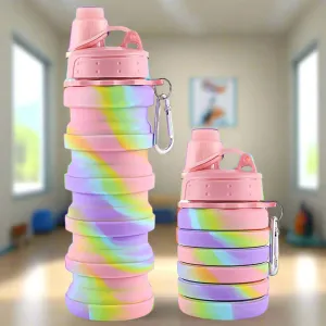 Expandable Silicon Water Bottle - Multicolor