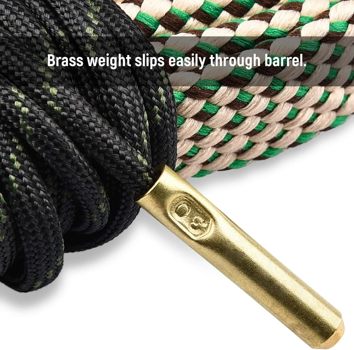 EZshoot Bore Cleaner, Gun Cleaner for .223 5.56mm/.22/9mm/.380/12 GA/.30/.308/.44 Cal and Others More Calibers, Reusable and Compact Bore Cleaner