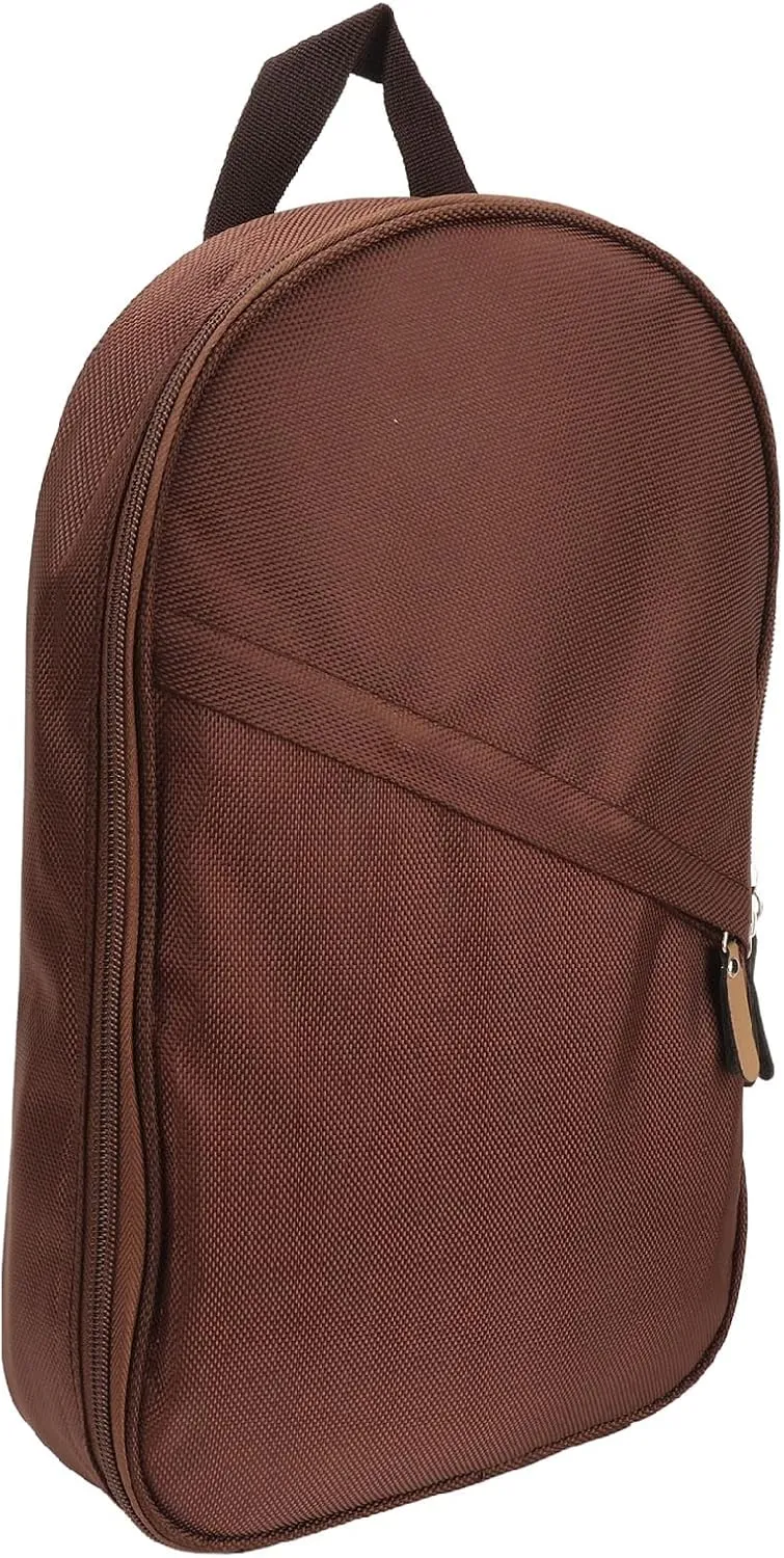 Fabater Outdoor Cookware Organizer Bag, Stylish and Portable Polyester Fiber, Multifunctional Camping Cookware Bag with Shoulder Strap for Picnic (Brown)