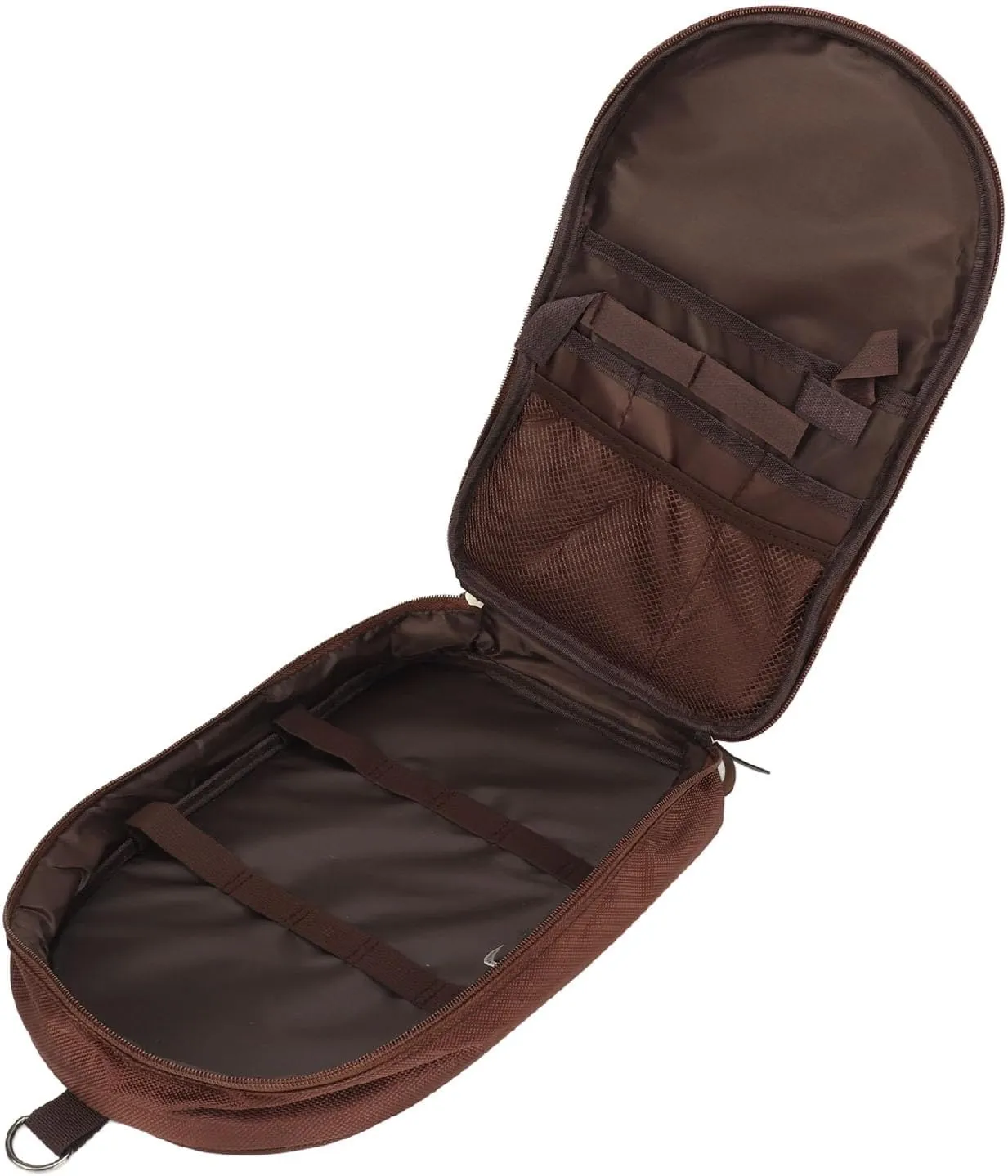 Fabater Outdoor Cookware Organizer Bag, Stylish and Portable Polyester Fiber, Multifunctional Camping Cookware Bag with Shoulder Strap for Picnic (Brown)