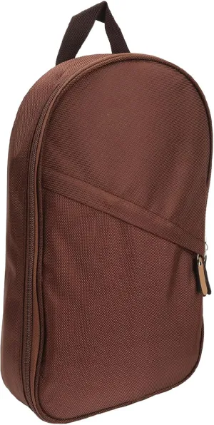 Fabater Outdoor Cookware Organizer Bag, Stylish and Portable Polyester Fiber, Multifunctional Camping Cookware Bag with Shoulder Strap for Picnic (Brown)