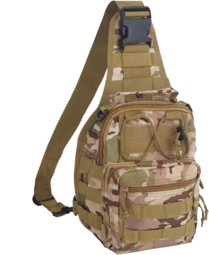 FAMI Outdoor Tactical Bag Backpack, Military Sport Bag Pack Sling Shoulder Backpack Tactical Satchel for Every Day Carry (CP)