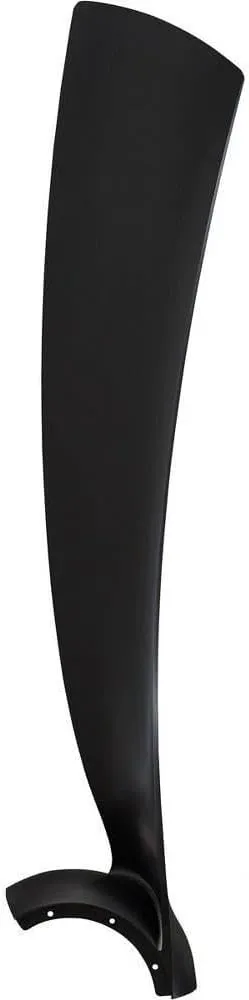Fanimation BPW8531-72BL Wrap Set of Three-72 inch-BL Ceiling Fan Blades, 72 inch, Black
