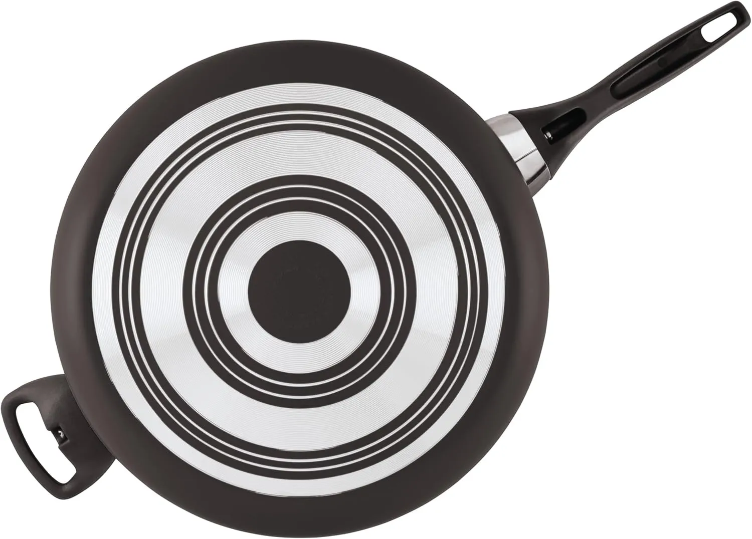 Farberware Dishwasher Safe Nonstick Jumbo Cooker/Saute Pan with Helper Handle - 6 Quart, Black