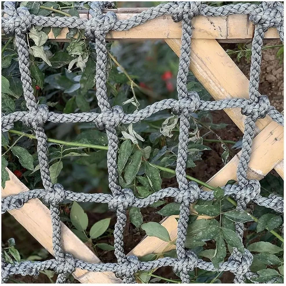 Fence Nets Climbing Netting Automotive Cargo Nets Heavy Duty Rope Cargo Net Anti-Wear Balcony Railing Protection Fence Net Children Outdoor Climbing Net(16mm-16cm,2X3m/6.6X9.8ft)