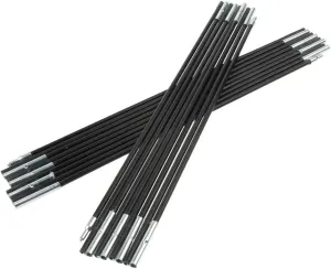 Fiberglass Tent Pole Replacement Kit, Preassembled Tent Poles for Hiking and Camping, 2 Poles (9 Sections Each), 15.6 Ft, Lightweight & Durable, Ideal for Backpacking Tents