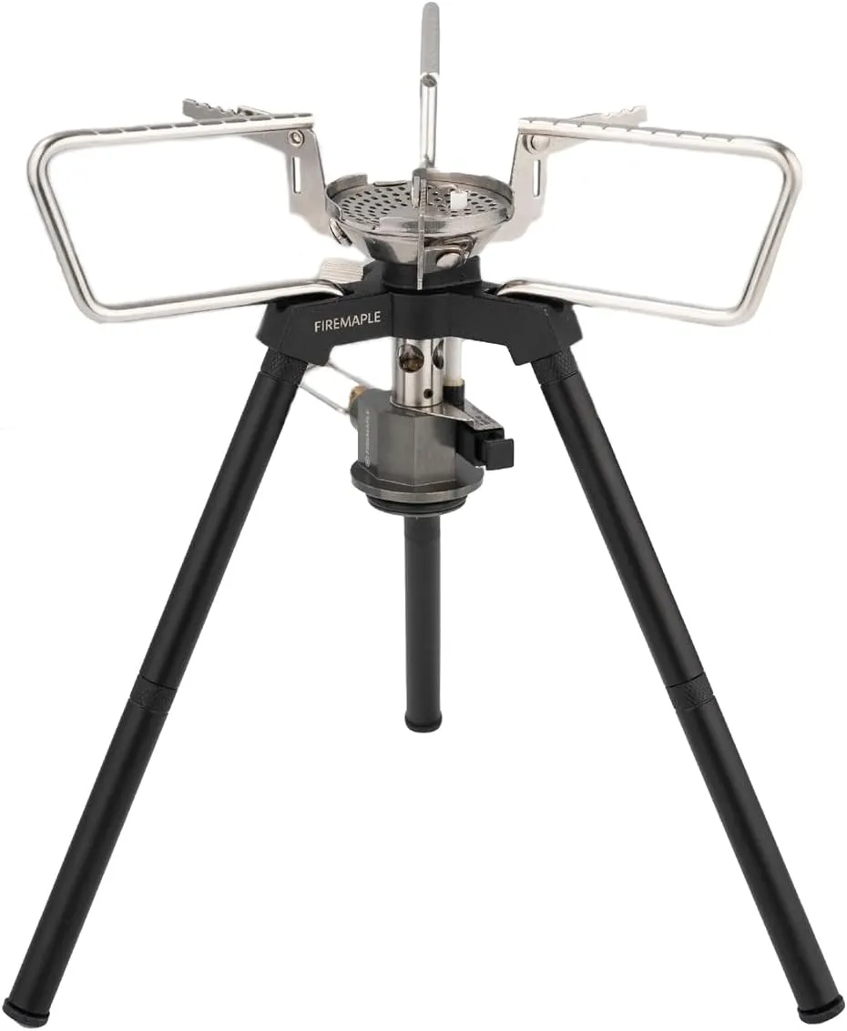 Fire-Maple Oar Stove Stand-Universal, Adjustable, Compact Tripod for Backpacking Stoves-Integrated Furnace Support-Ideal for Greenpeak 1/2 and Polaris Upright Stove