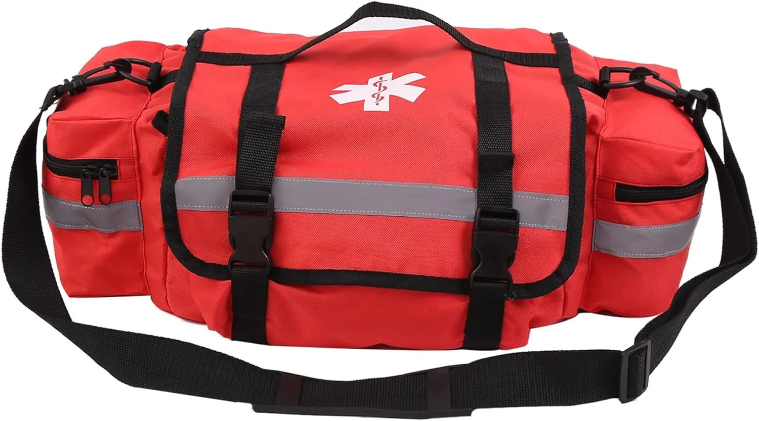 First Aid Bag, Portable Emergency Bag for School, Lightweight Oxford Cloth First Aid Empty, Shoulder Carry Medical for Emergency