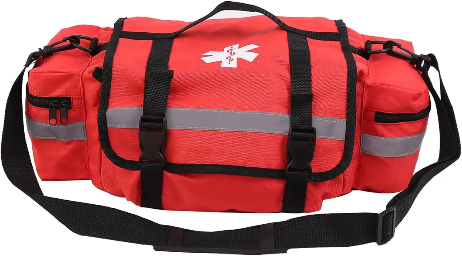 First Aid Bag, Portable Emergency Bag for School, Lightweight Oxford Cloth First Aid Empty, Shoulder Carry Medical for Emergency