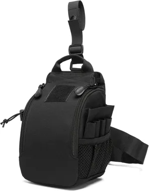 First Aid Fanny Pack, Portable Trauma Bag for First Responders – Large Capacity Empty First Aid Waist Bag with Reflective Strip for Cycling, Hiking, Camping, and Daycare