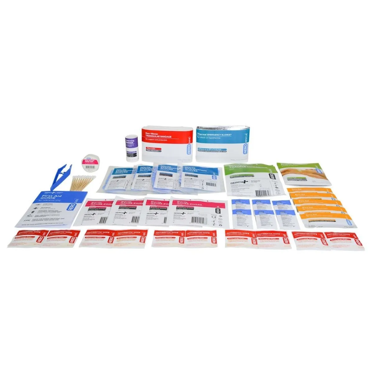 First Aid Kit for Wounds and Burns - 10 People, 72 PCS, Various Cases