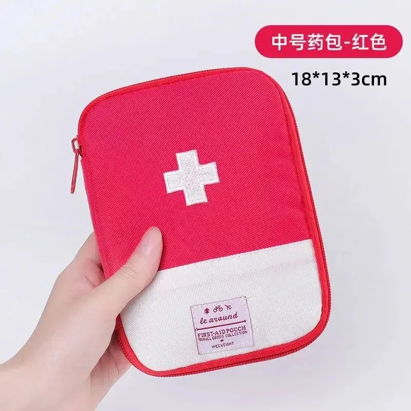 First Aid Kit Travel Outdoor Camping Useful Mini Medicine Storage Bag Camping Emergency Survival Bag Pill Case