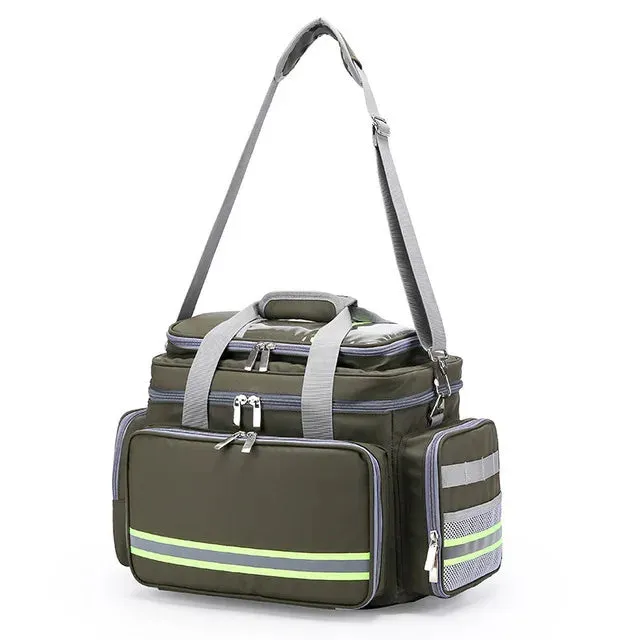 First Aid Medical Bag Outdoor Emergency Rescue Large Capacity Bag Empty Wate0rproof Reflective Oxford Multi-pocket survival kit
