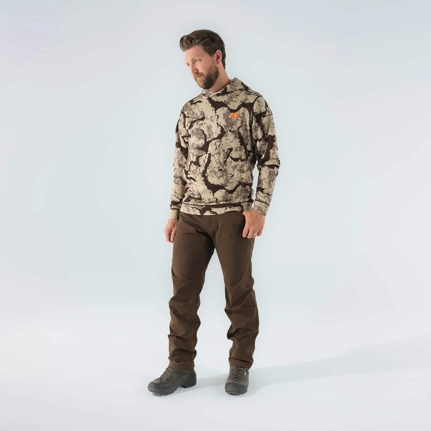 First Lite Men's Yuma Synthetic Hoody - Breathable Ultralight Camo Hunting Baselayer