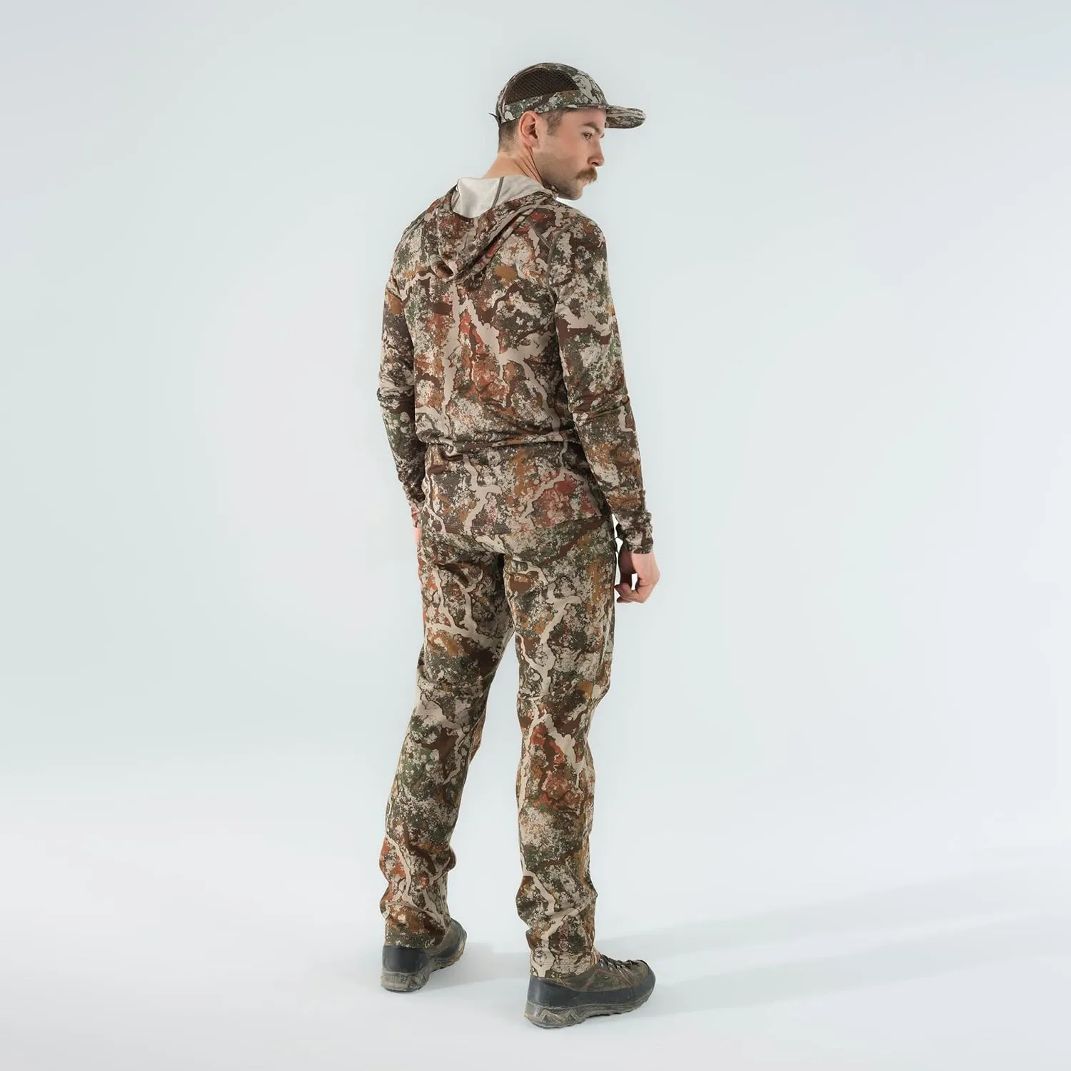 First Lite Men's Yuma Synthetic Hoody - Breathable Ultralight Camo Hunting Baselayer